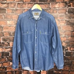 Vintage Armani Jeans Denim Button Down